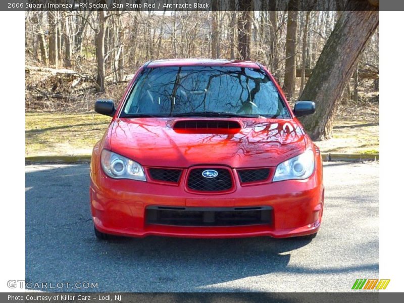 San Remo Red / Anthracite Black 2006 Subaru Impreza WRX Sedan