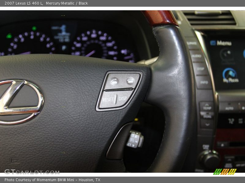 Mercury Metallic / Black 2007 Lexus LS 460 L