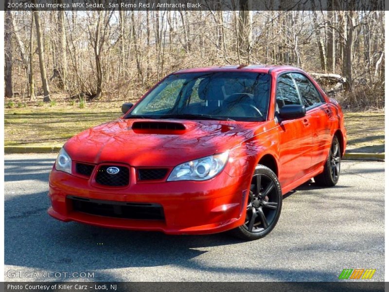 Front 3/4 View of 2006 Impreza WRX Sedan