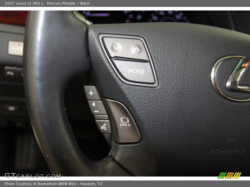 Mercury Metallic / Black 2007 Lexus LS 460 L