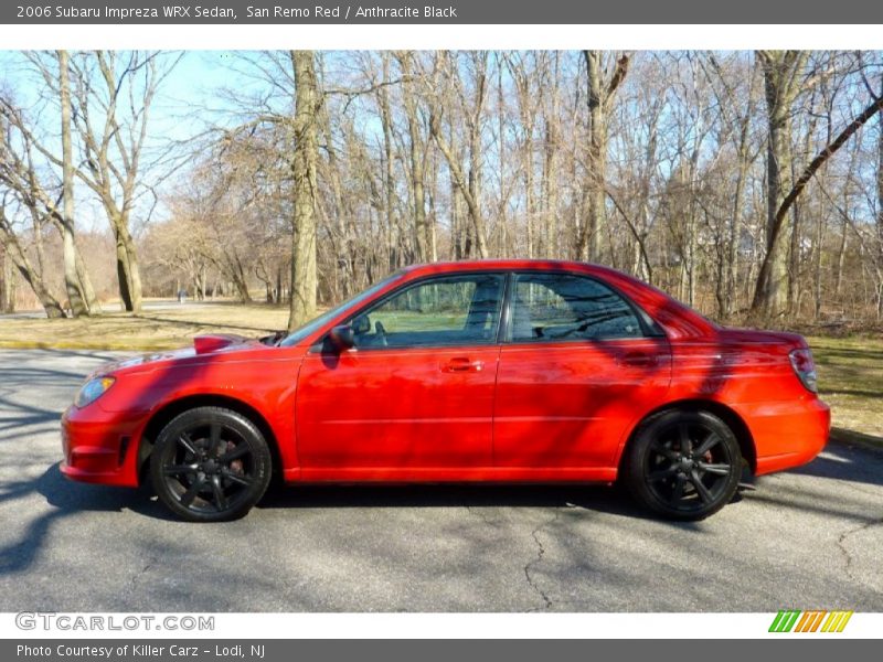  2006 Impreza WRX Sedan San Remo Red