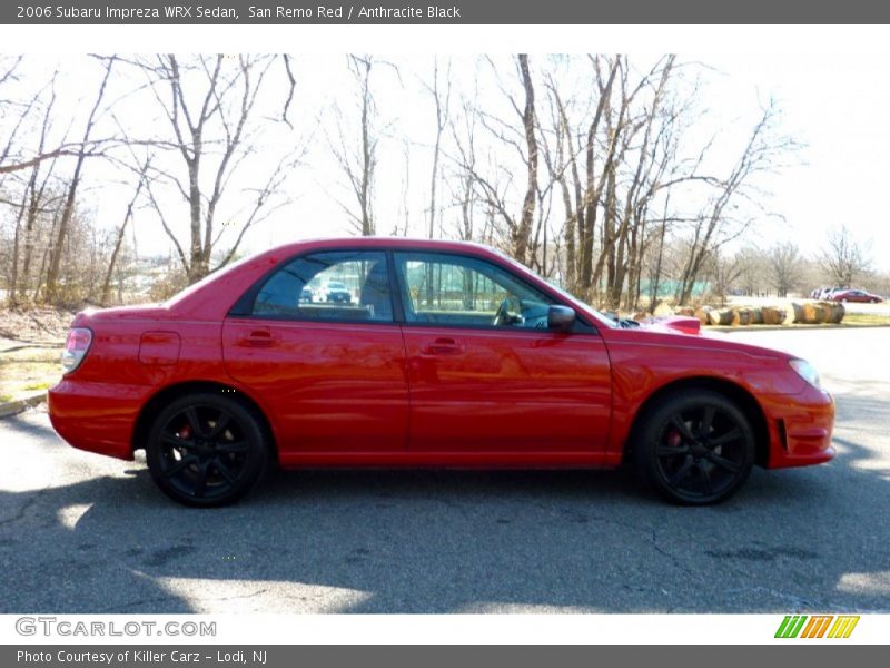 San Remo Red / Anthracite Black 2006 Subaru Impreza WRX Sedan