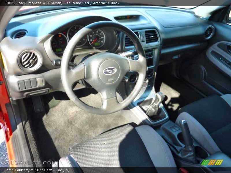 San Remo Red / Anthracite Black 2006 Subaru Impreza WRX Sedan