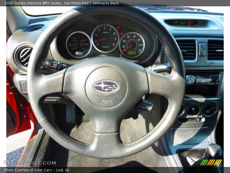 San Remo Red / Anthracite Black 2006 Subaru Impreza WRX Sedan