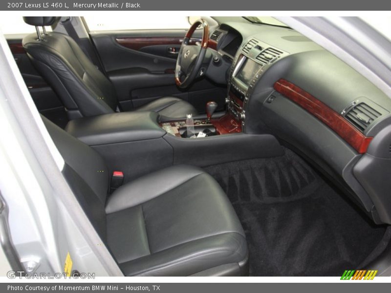 Mercury Metallic / Black 2007 Lexus LS 460 L