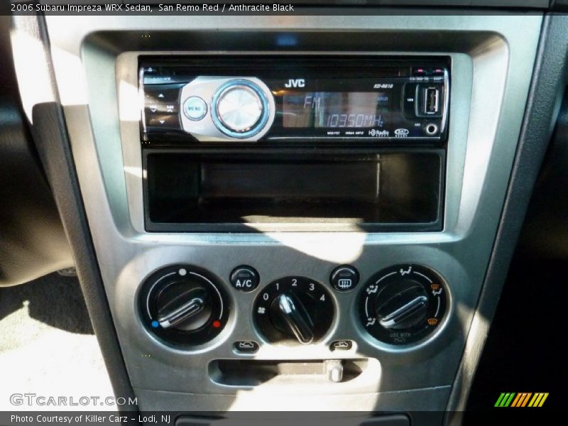 Controls of 2006 Impreza WRX Sedan