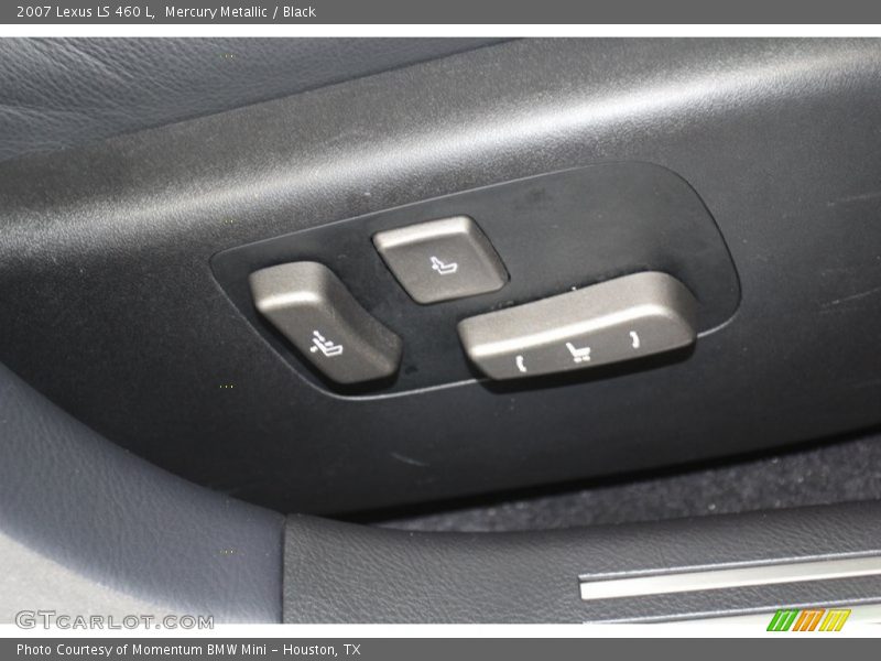 Mercury Metallic / Black 2007 Lexus LS 460 L