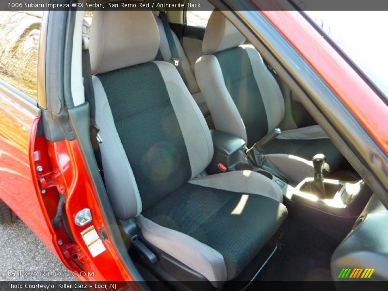 Front Seat of 2006 Impreza WRX Sedan