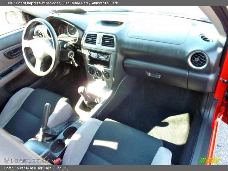 San Remo Red / Anthracite Black 2006 Subaru Impreza WRX Sedan