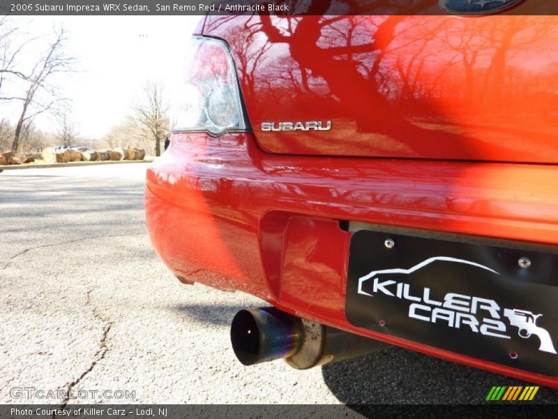 San Remo Red / Anthracite Black 2006 Subaru Impreza WRX Sedan