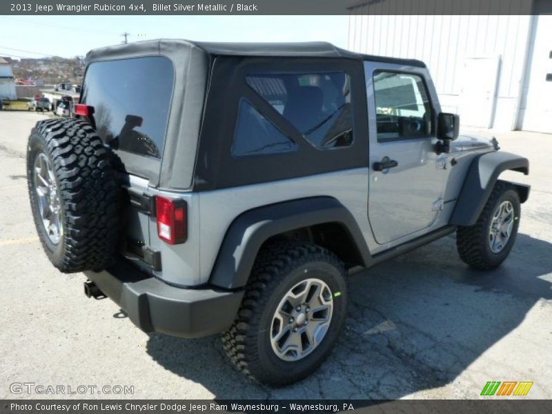 Billet Silver Metallic / Black 2013 Jeep Wrangler Rubicon 4x4