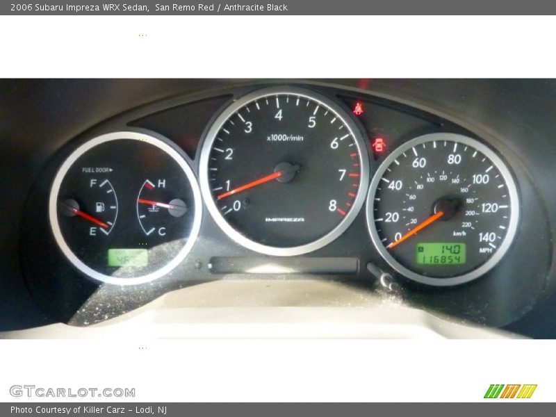  2006 Impreza WRX Sedan WRX Sedan Gauges