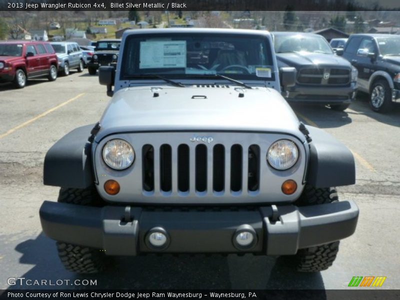 Billet Silver Metallic / Black 2013 Jeep Wrangler Rubicon 4x4