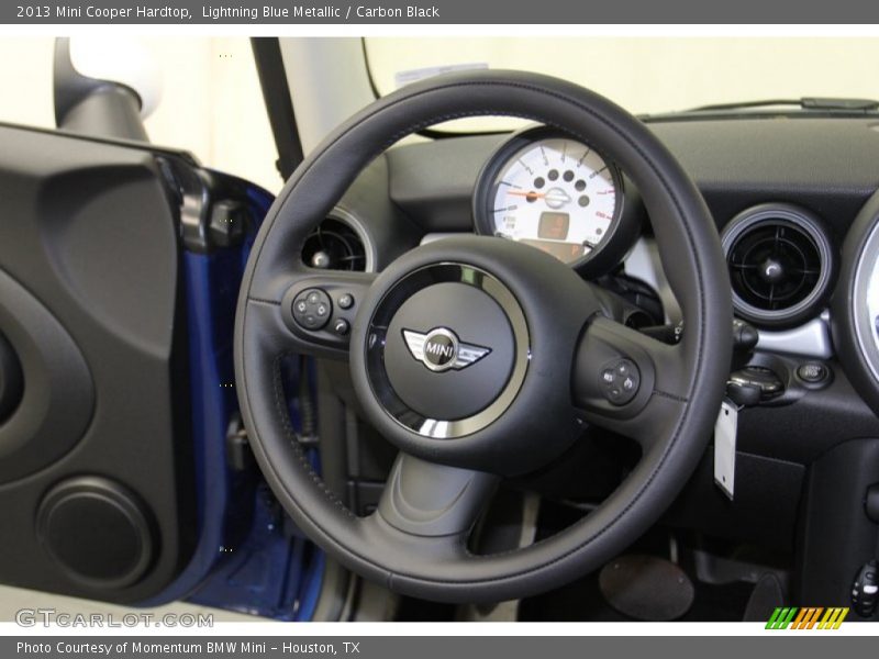 Lightning Blue Metallic / Carbon Black 2013 Mini Cooper Hardtop