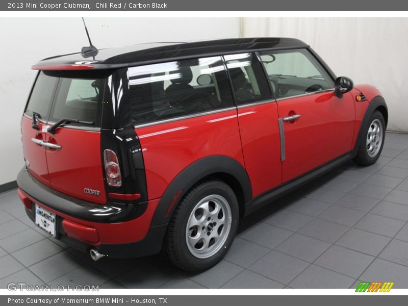 Chili Red / Carbon Black 2013 Mini Cooper Clubman