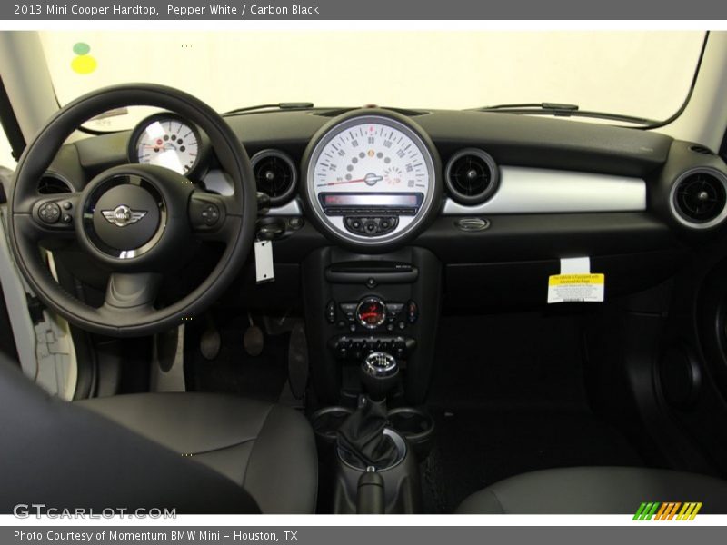 Pepper White / Carbon Black 2013 Mini Cooper Hardtop