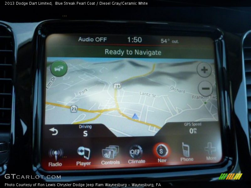 Navigation of 2013 Dart Limited