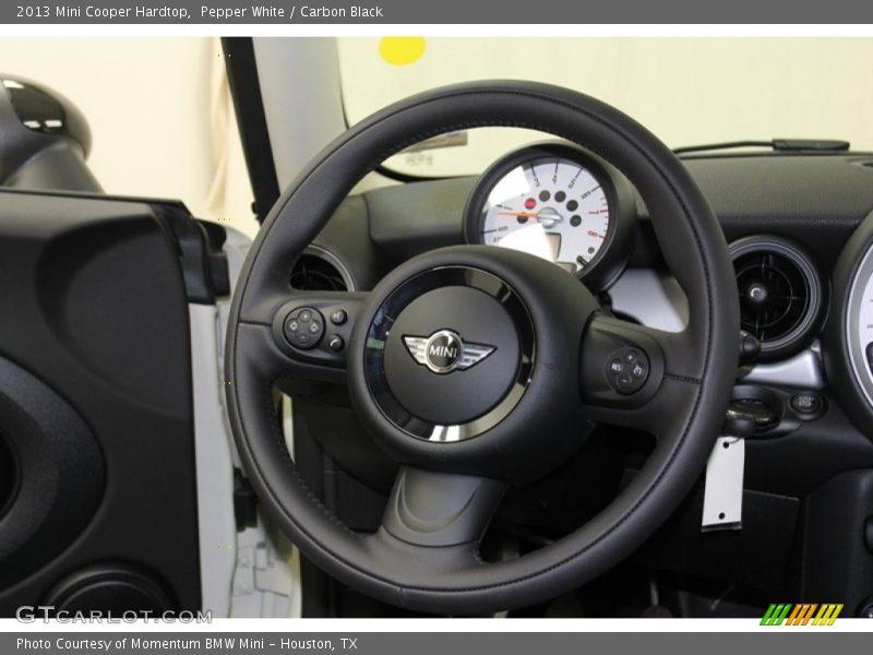 Pepper White / Carbon Black 2013 Mini Cooper Hardtop