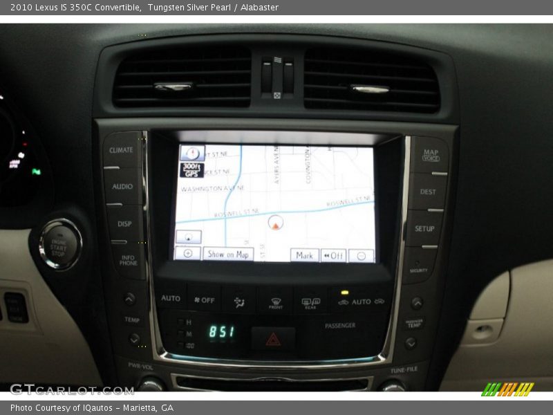 Tungsten Silver Pearl / Alabaster 2010 Lexus IS 350C Convertible