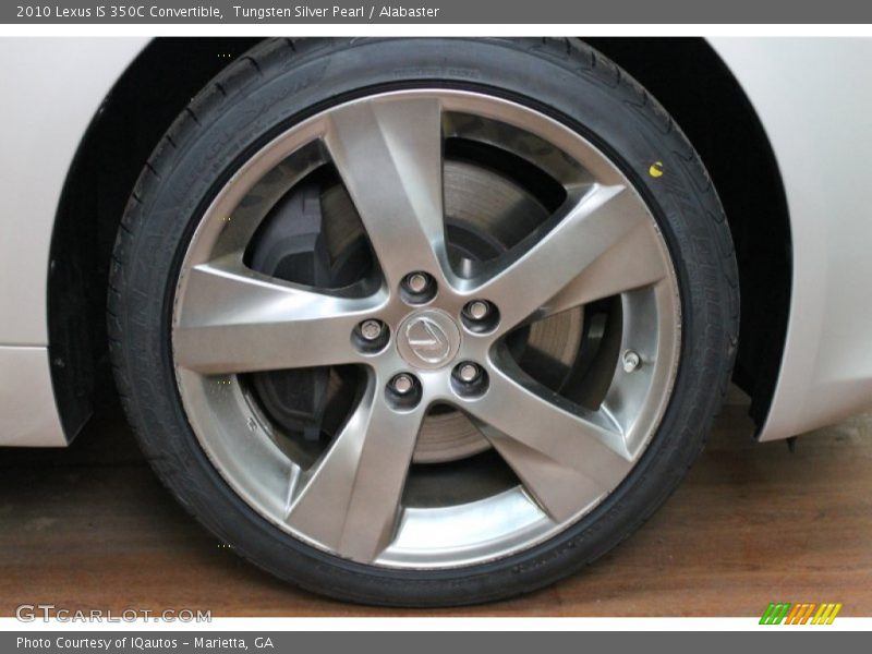 Tungsten Silver Pearl / Alabaster 2010 Lexus IS 350C Convertible