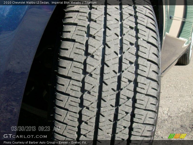 Imperial Blue Metallic / Titanium 2010 Chevrolet Malibu LS Sedan