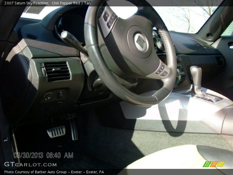Chili Pepper Red / Tan 2007 Saturn Sky Roadster