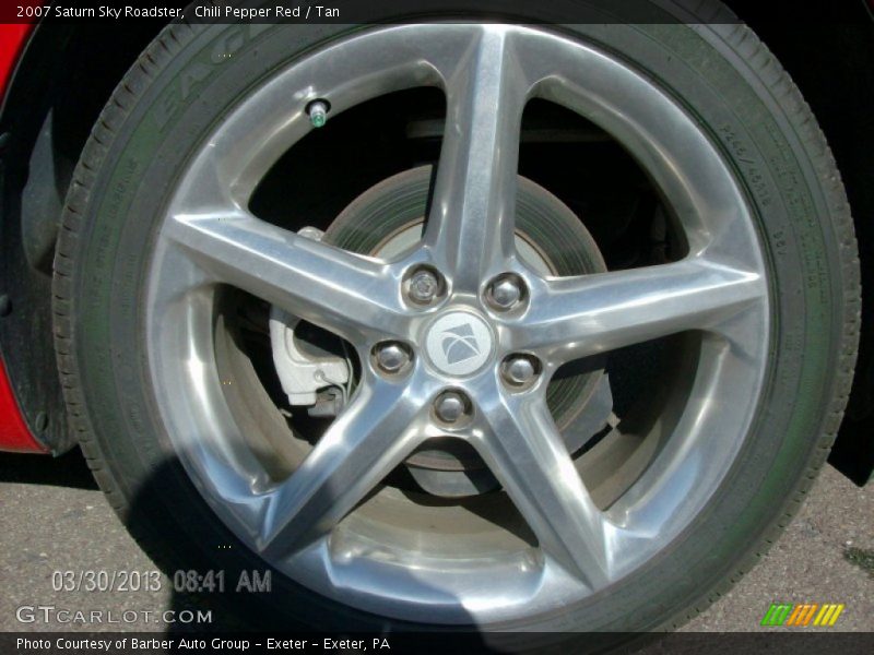 Chili Pepper Red / Tan 2007 Saturn Sky Roadster