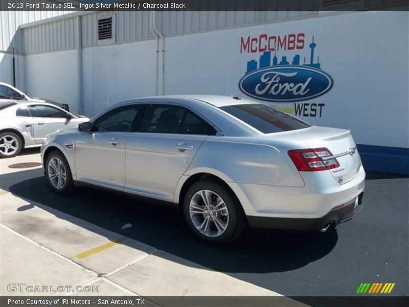 Ingot Silver Metallic / Charcoal Black 2013 Ford Taurus SEL
