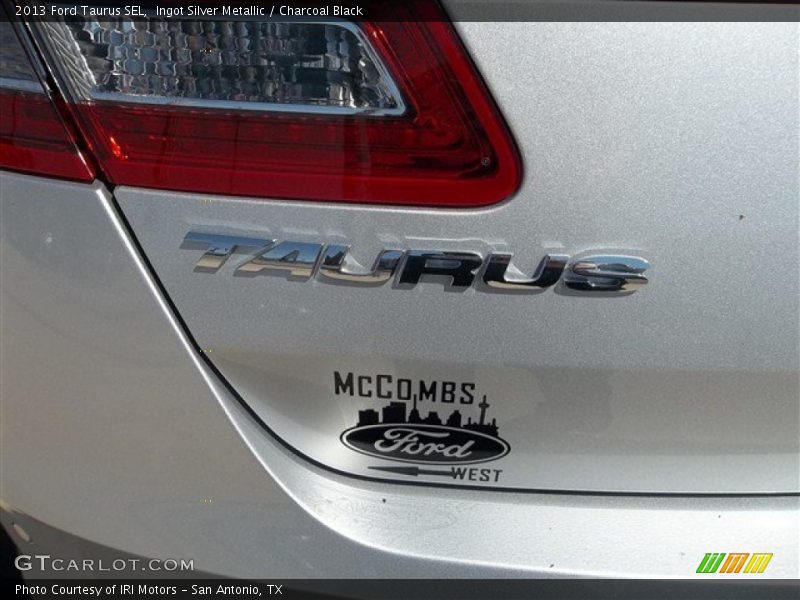 Ingot Silver Metallic / Charcoal Black 2013 Ford Taurus SEL