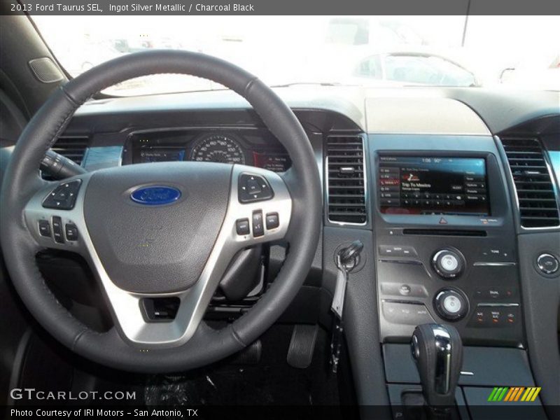 Ingot Silver Metallic / Charcoal Black 2013 Ford Taurus SEL