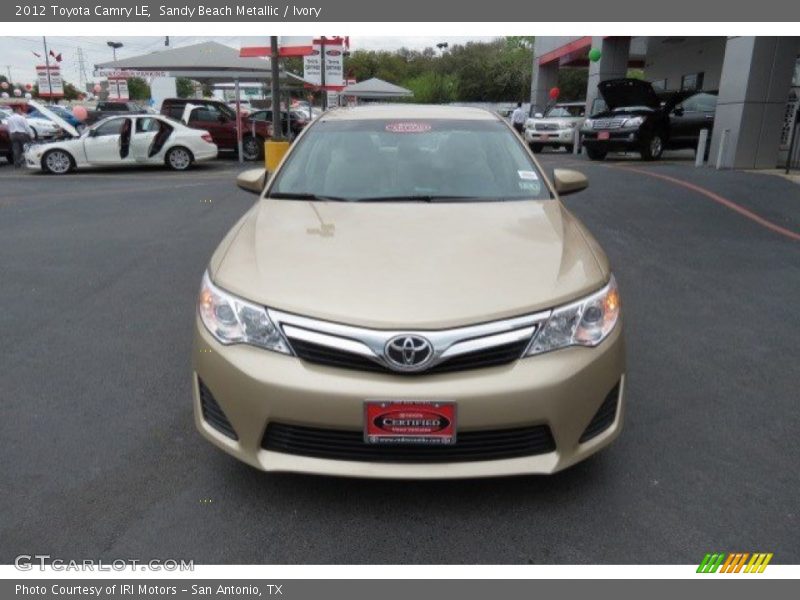 Sandy Beach Metallic / Ivory 2012 Toyota Camry LE