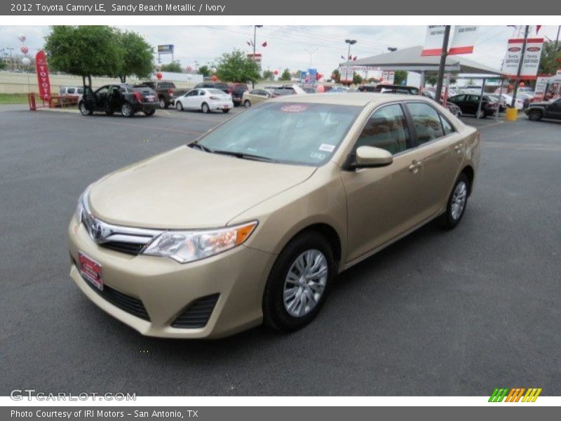 Sandy Beach Metallic / Ivory 2012 Toyota Camry LE