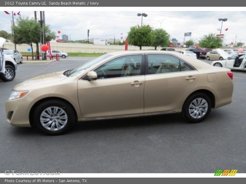 Sandy Beach Metallic / Ivory 2012 Toyota Camry LE
