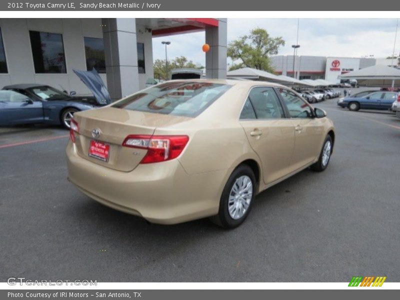 Sandy Beach Metallic / Ivory 2012 Toyota Camry LE