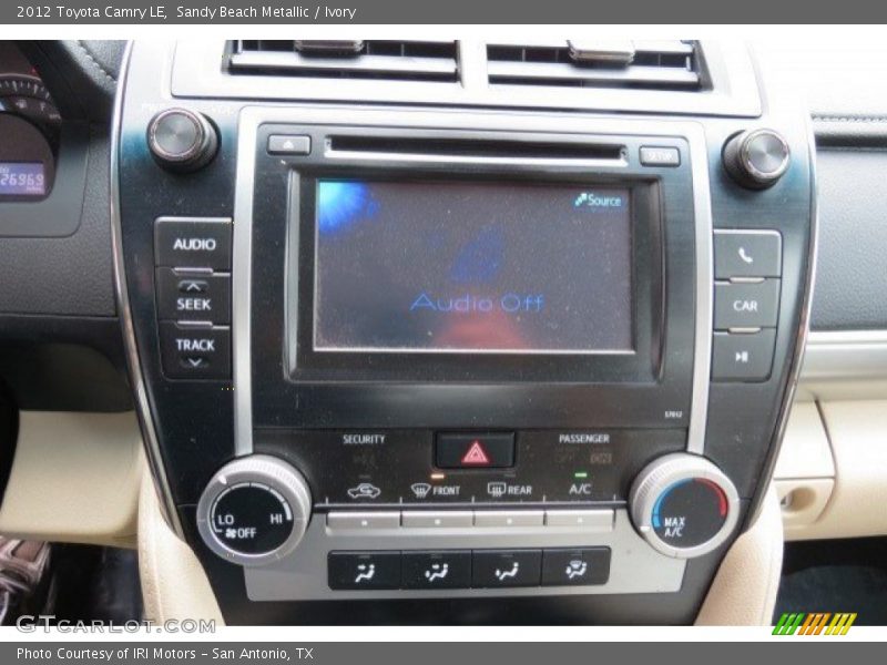 Sandy Beach Metallic / Ivory 2012 Toyota Camry LE