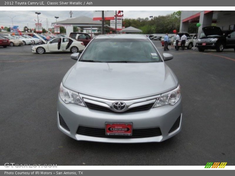Classic Silver Metallic / Ash 2012 Toyota Camry LE