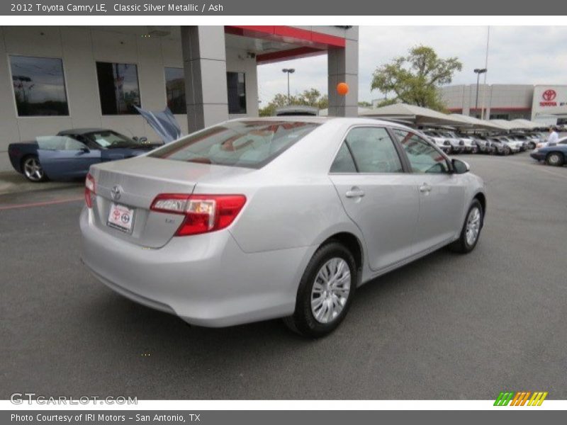 Classic Silver Metallic / Ash 2012 Toyota Camry LE