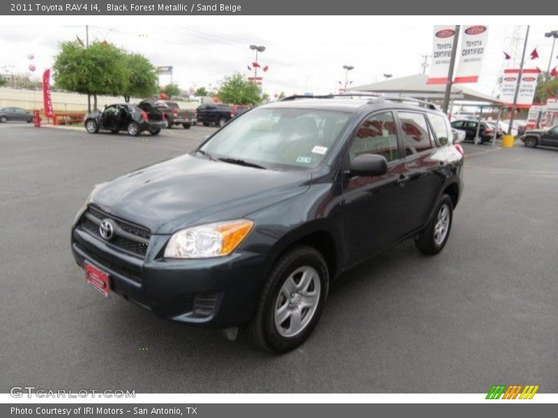 Black Forest Metallic / Sand Beige 2011 Toyota RAV4 I4