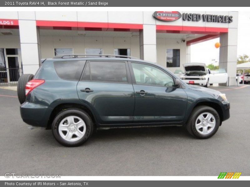 Black Forest Metallic / Sand Beige 2011 Toyota RAV4 I4