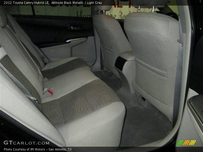 Attitude Black Metallic / Light Gray 2012 Toyota Camry Hybrid LE