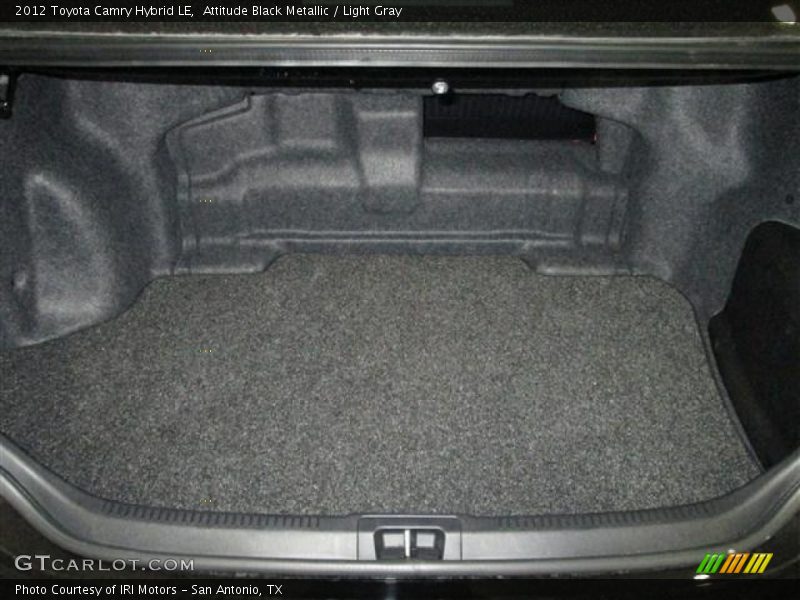 Attitude Black Metallic / Light Gray 2012 Toyota Camry Hybrid LE