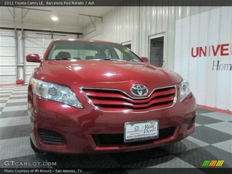 Barcelona Red Metallic / Ash 2011 Toyota Camry LE