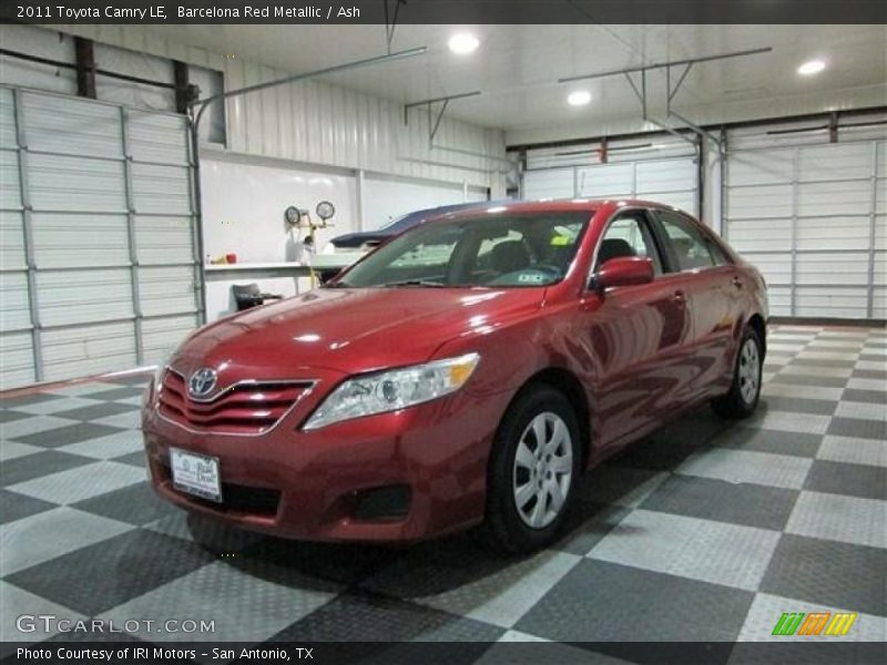 Barcelona Red Metallic / Ash 2011 Toyota Camry LE