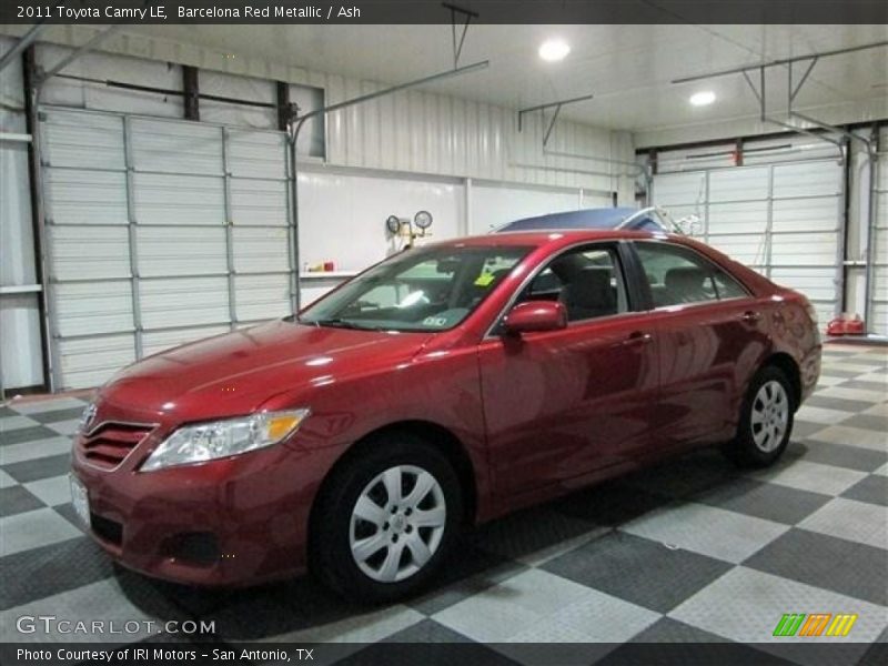 Barcelona Red Metallic / Ash 2011 Toyota Camry LE