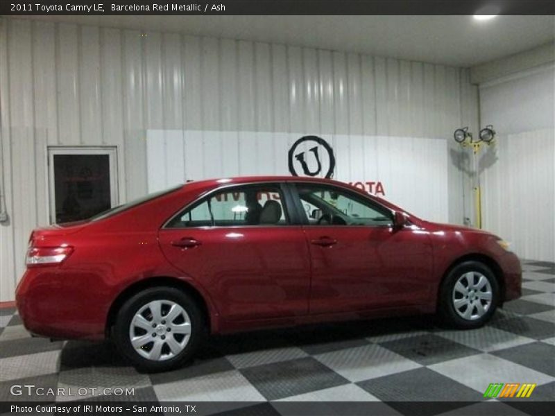 Barcelona Red Metallic / Ash 2011 Toyota Camry LE