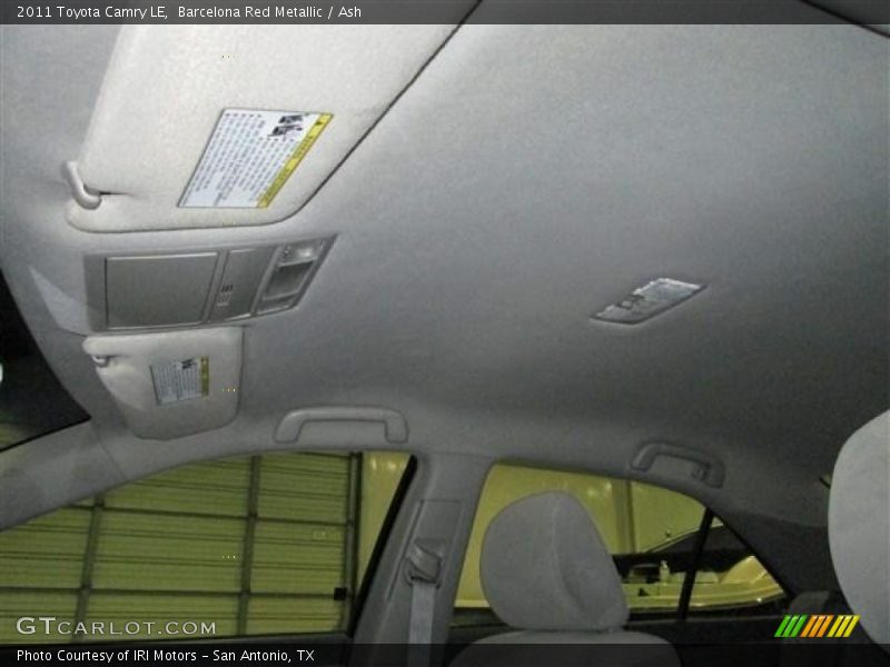 Barcelona Red Metallic / Ash 2011 Toyota Camry LE
