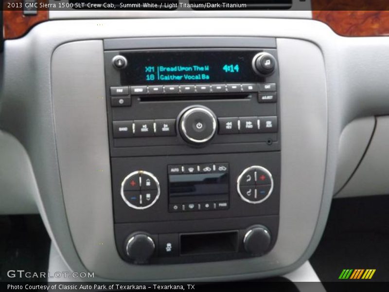 Summit White / Light Titanium/Dark Titanium 2013 GMC Sierra 1500 SLT Crew Cab