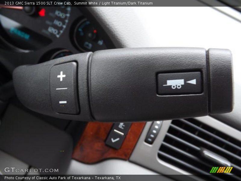 Summit White / Light Titanium/Dark Titanium 2013 GMC Sierra 1500 SLT Crew Cab