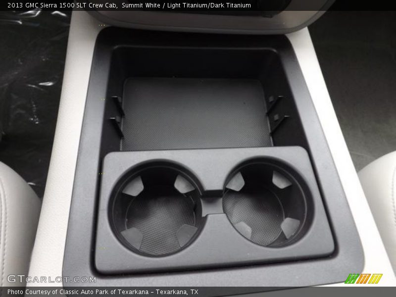 Summit White / Light Titanium/Dark Titanium 2013 GMC Sierra 1500 SLT Crew Cab