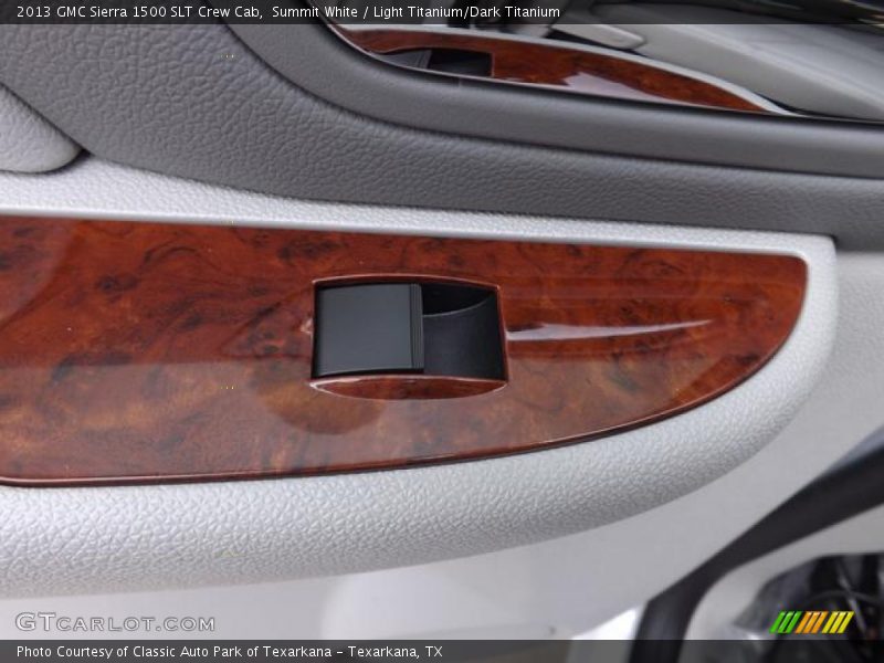 Summit White / Light Titanium/Dark Titanium 2013 GMC Sierra 1500 SLT Crew Cab